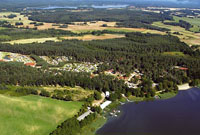 Campingplatz Havelberge am Woblitzsee in Groß Quassow, Mecklenburgische Seenplatte, Deutschland